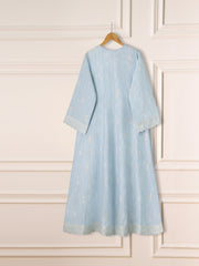 Embroidered Jacquard Frock S111174