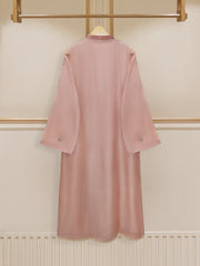 2 Piece - Pure Cotton Net Embroidered Suit S109987