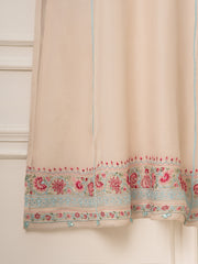 3 Piece - Pure Organza Embroidered Suit S111560