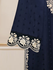 (Unstitched) 2 Piece - Pure Embroidered Jacquard Suit FF-2165