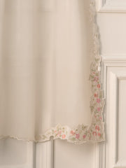 3 Piece- Pure Organza Embroidered Suit S111225