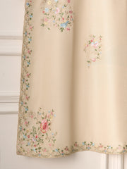 3 Piece- Pure Korean Silk Embroidered Suit S110959