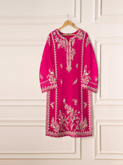 Pure Chiffon Embroidered ShirtS110941