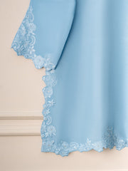 2 Piece- Pure Korean Silk Embroidered Suit S110961