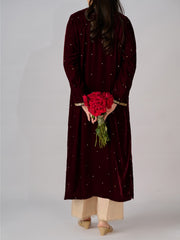 Embroidered Velvet Shirt S110330