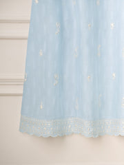 Embroidered Jacquard Frock S111174