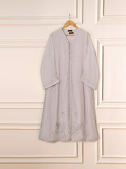 3 Piece - Pure Cotton Net Embroidered Suit S111561