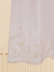 3 Piece - Pure Raw Silk Embroidered Suit S109412