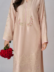 2 Piece- Pure Silk Net Embroidered Suit S110313