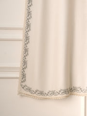 2 Piece- Pure Silk Net Embroidered Suit S111224