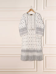 2 Piece - Embroidered Printed Cambric Shirt S111208