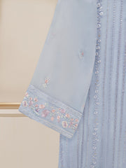 3 Piece - Embroidered Chiffon Suit S109614