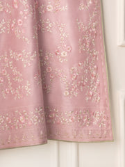 2 Piece- Pure Silk Net Embroidered Suit S110523