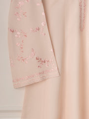 2 Piece- Embroidered Pure Karandi Frock S110836