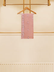 3 Piece - Pure Cotton Net Embroidered Suit S109574