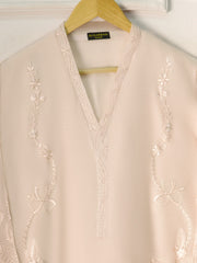 3 Piece- Pure Cotton Net Embroidered Suit S111228