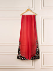 3 Piece- Embroidered Velvet Suit S110927