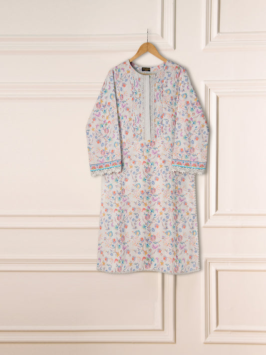 Digital Printed Cambric Shirt S111204