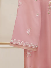 2 Piece - Pure Embroidered Raw Silk Suit S110126