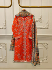 3 Piece - Pure Embroidered Lawn Suit S111633