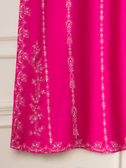 3 Piece- Pure Khaddi Silk Embroidered Suit S111232