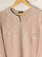 2 Piece - Embroidered Linen Suit S111025