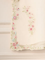 2 Piece - Pure Organza Embroidered Suit S111240