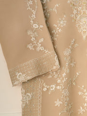 2 Piece - Pure Organza Embroidered Suit S111258