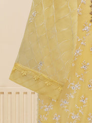 3 Piece - Embroidered Chiffon Suit S109413