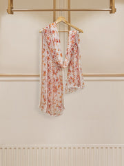 3 Piece - Pure Cotton Net Embroidered Suit S109770