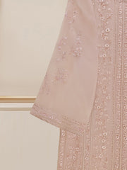 2 Piece - Embroidered Chiffon Suit S109707
