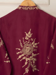 2 Piece - Embroidered Jacquard Suit S111581