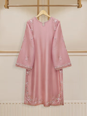 2 Piece - Pure Embroidered Raw Silk Suit S110126
