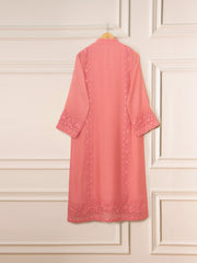 3 Piece - Pure Cotton Net Embroidered Suit S111306