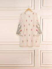 2 Piece - Pure Cotton Net Embroidered Suit S111515
