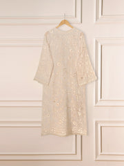 2 Piece - Pure Chiffon Embroidered Suit S111305