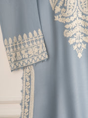 2 Piece- Pure Cotton Net Embroidered Suit S110901