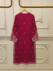 3 Piece - Pure Embroidered Cotton Net Suit S111910