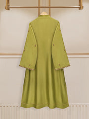 3 Piece- Pure Silk Net Embroidered Suit S110309