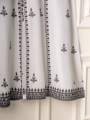 2 Piece - Embroidered Khaddar Frock S110596