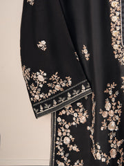 2 Piece- Pure Silk Net Embroidered Suit S110564