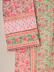 3 Piece - Digital Printed Cambric Suit S111264