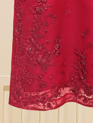 3 Piece - Pure Organza Embroidered Suit S109315