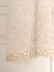 2 Piece - Pure Chiffon Embroidered Suit S111305
