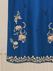 2 Piece - Pure Embroidered Raw Silk Suit S110170