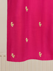 2 Piece- Pure Silk Net Embroidered Suit S110125