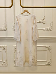 3 Piece - Pure Organza Embroidered Suit S111613