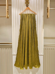3 Piece - Pure Cotton Net Embroidered Suit S111459