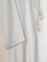 3 Piece- Pure Cotton Net Embroidered Suit S110936