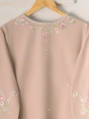 2 Piece - Embroidered Linen Suit S111025